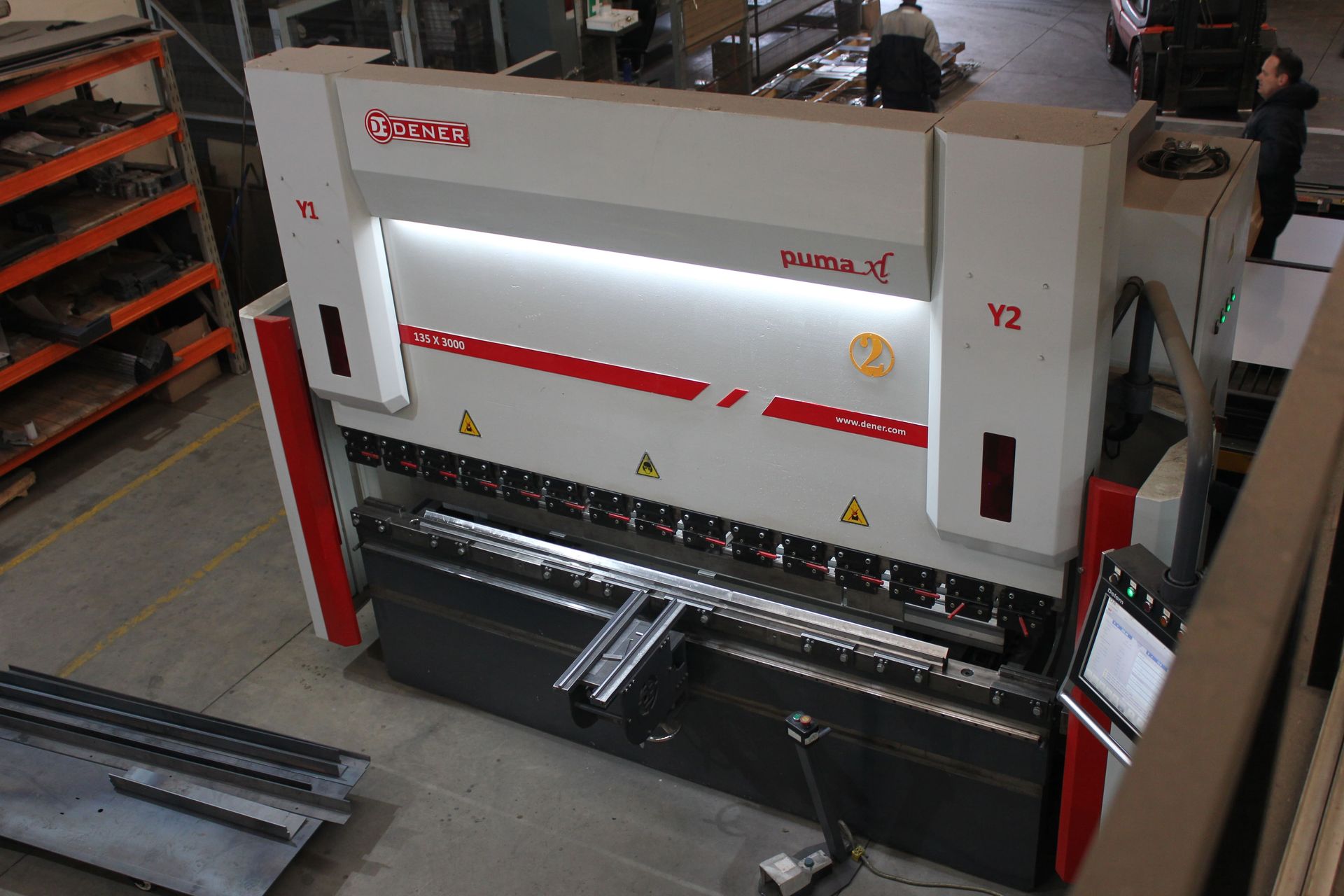 metal fabrication machine from the top