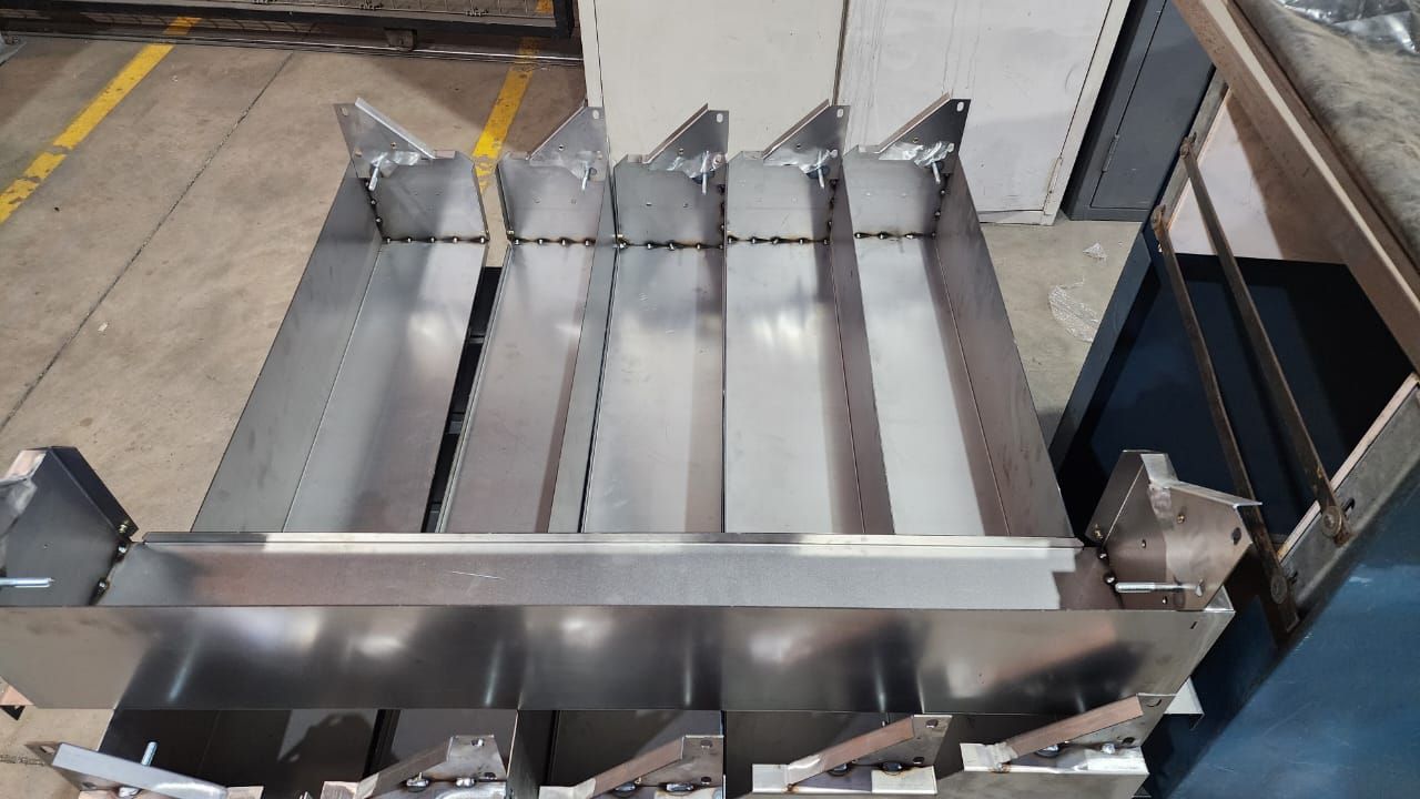 metal formed into shapes